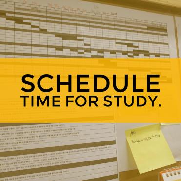 schedule time for GED prep