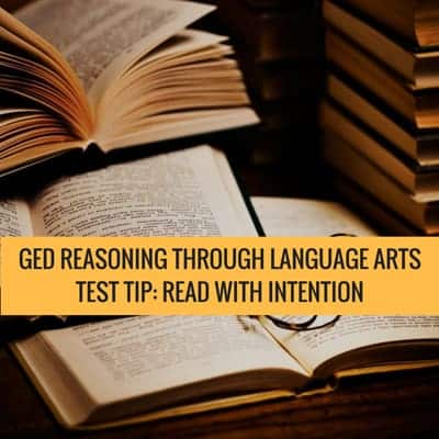 GED Reasoning Through Language Arts Test Tip