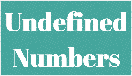 undefined-numbers