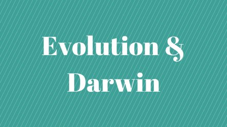 Evolution and Darwin