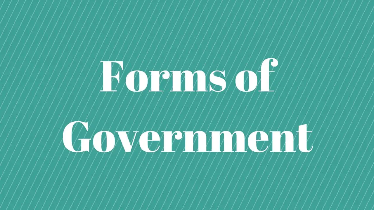 Forms of Government