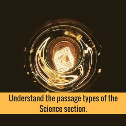 Understand the passage types of the Science section
