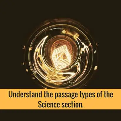 Understand the passage types of the Science section
