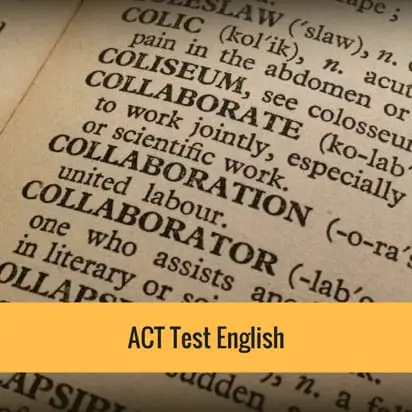 ACT test English
