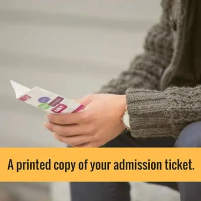 ACT Admission Ticket