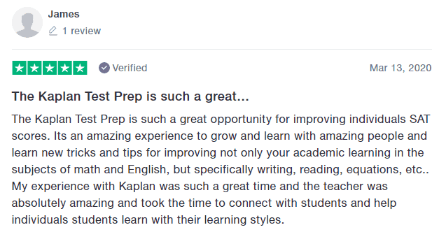 kaplan sat review