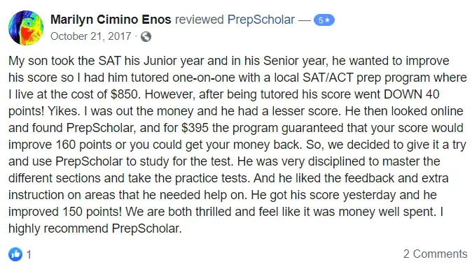 prepscholar practice sat
