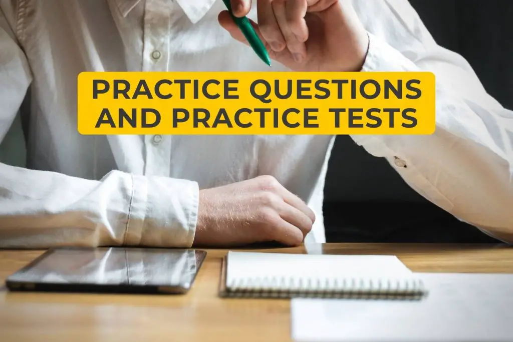 Practice Questions and Practice Tests