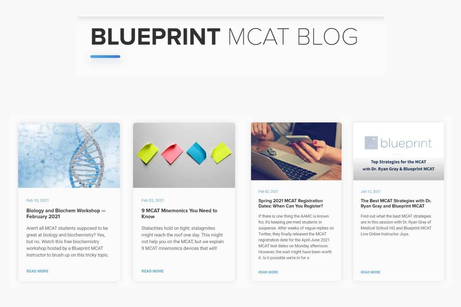 Blueprint MCAT Review in 2021