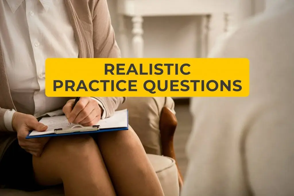 plenty of realistic practice questions