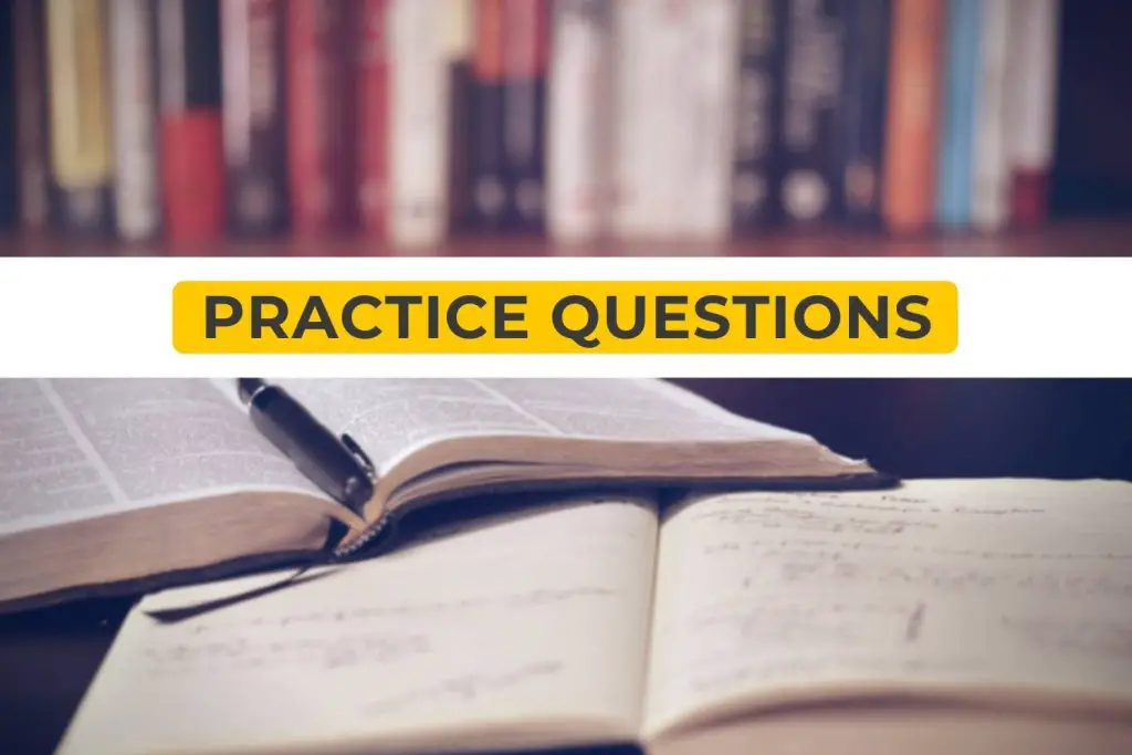 practice questions