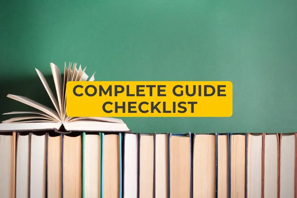 Complete Guide Checklist