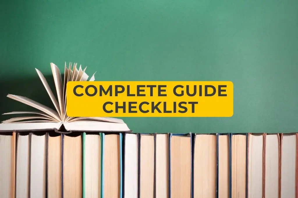 Complete Guide Checklist