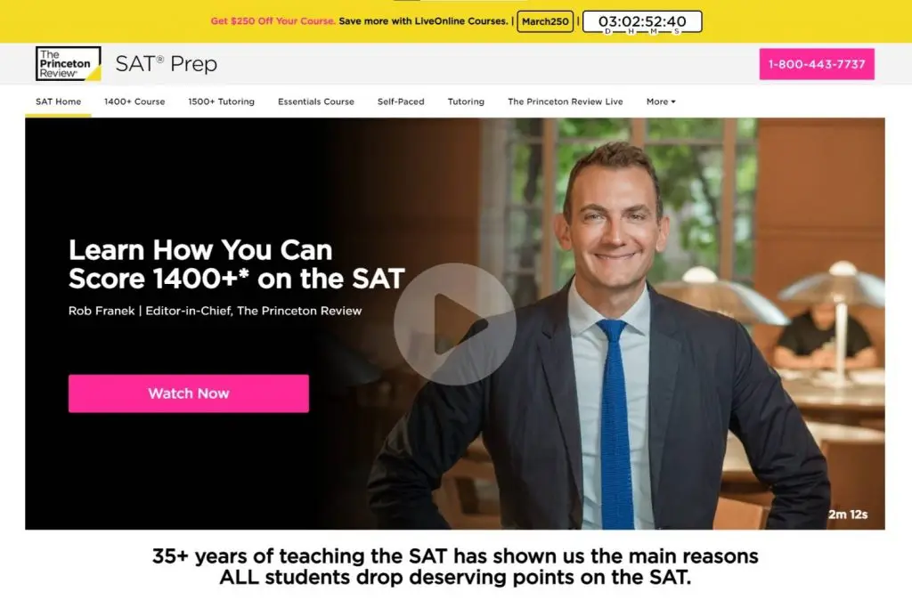 the princeton review sat