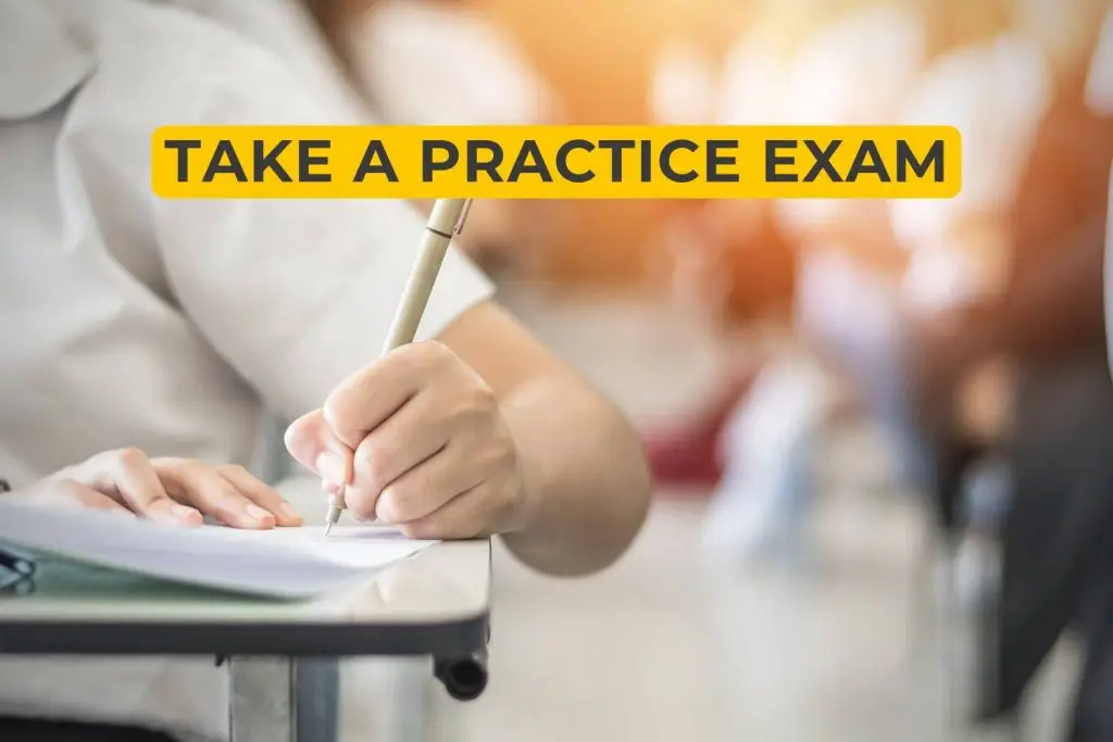 take a practice exam