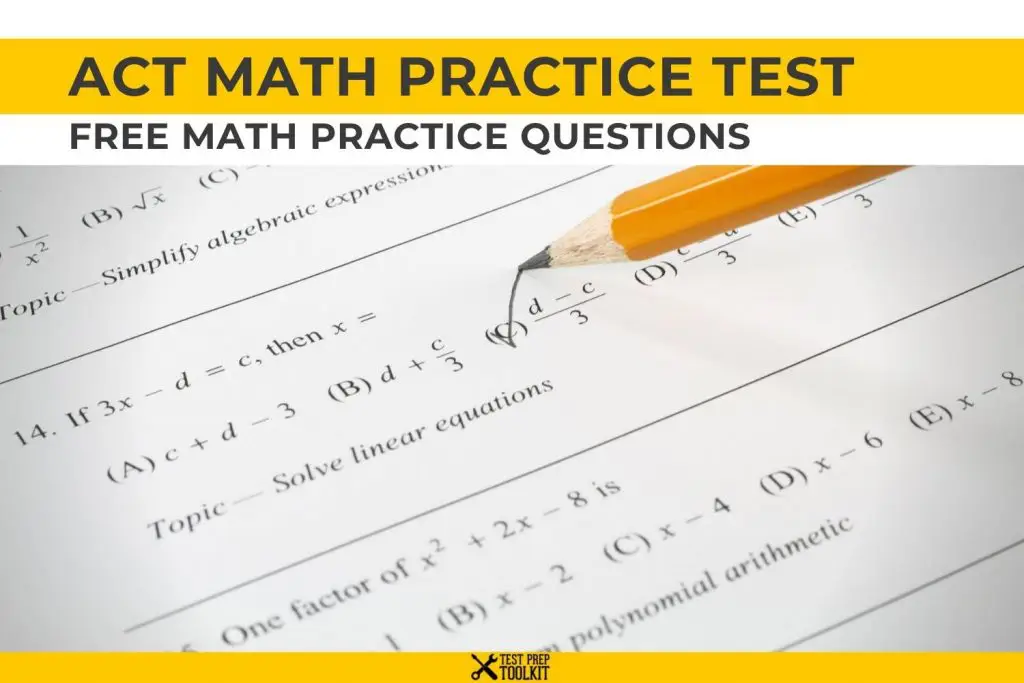 ACT Math Practice Test