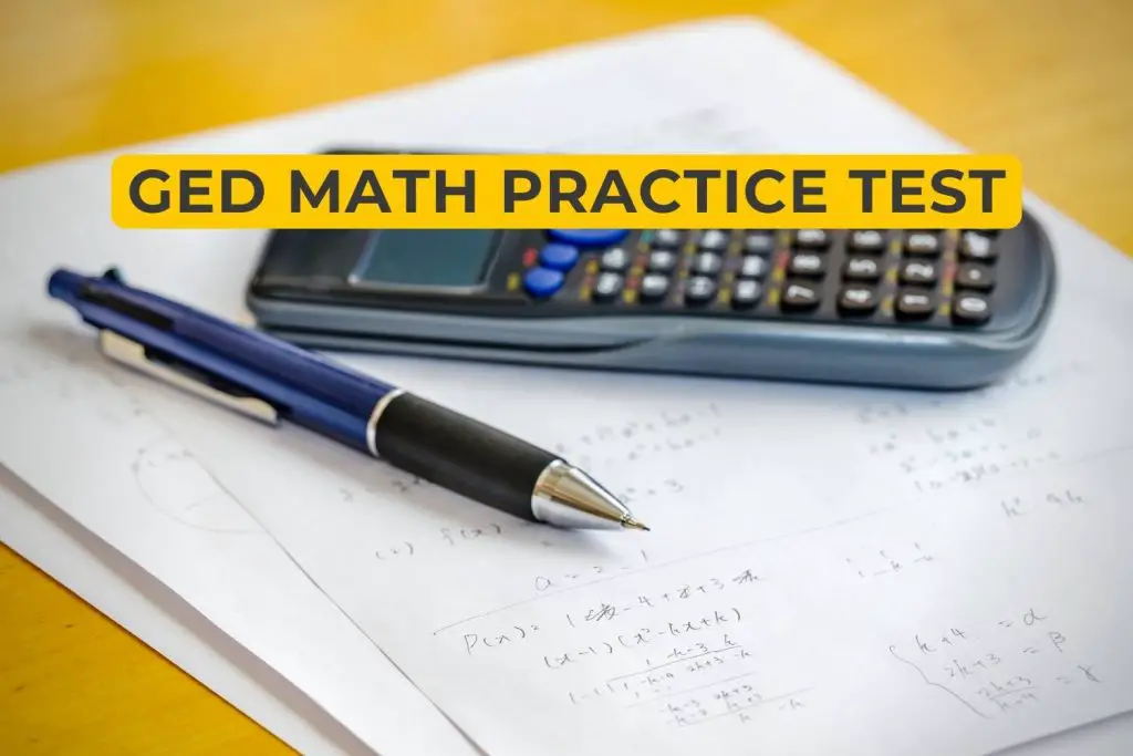 GED math practice test