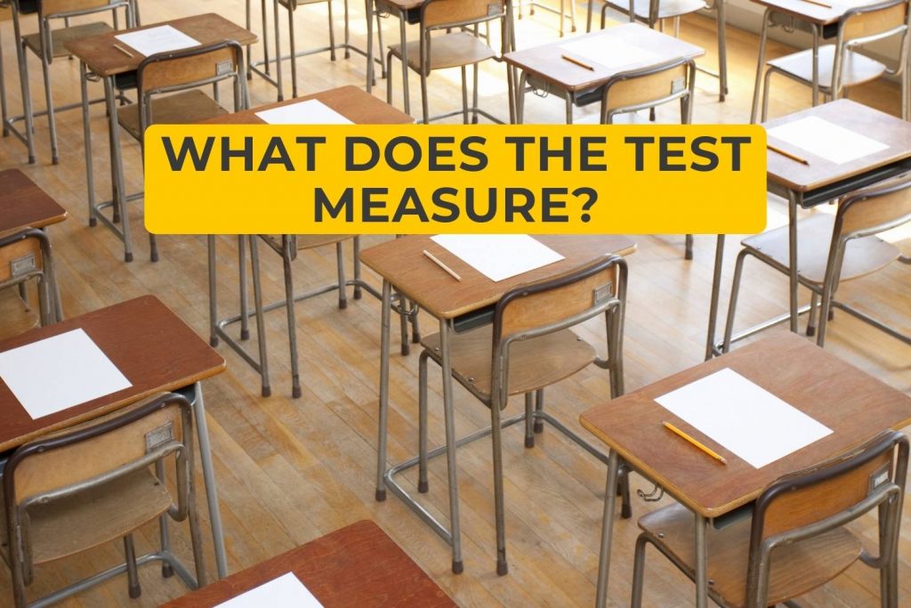 What Does The Test Measure?