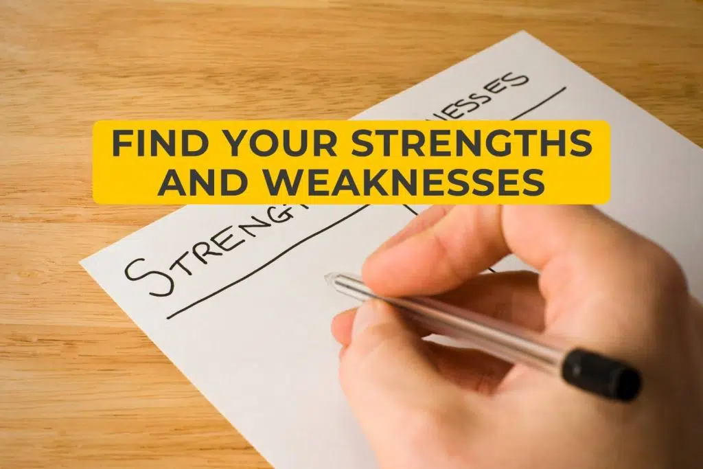 Find Your Strengths and Weaknesses