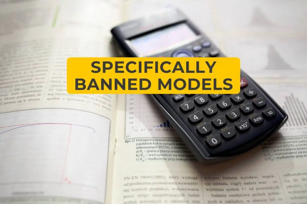 Specifically Banned Models