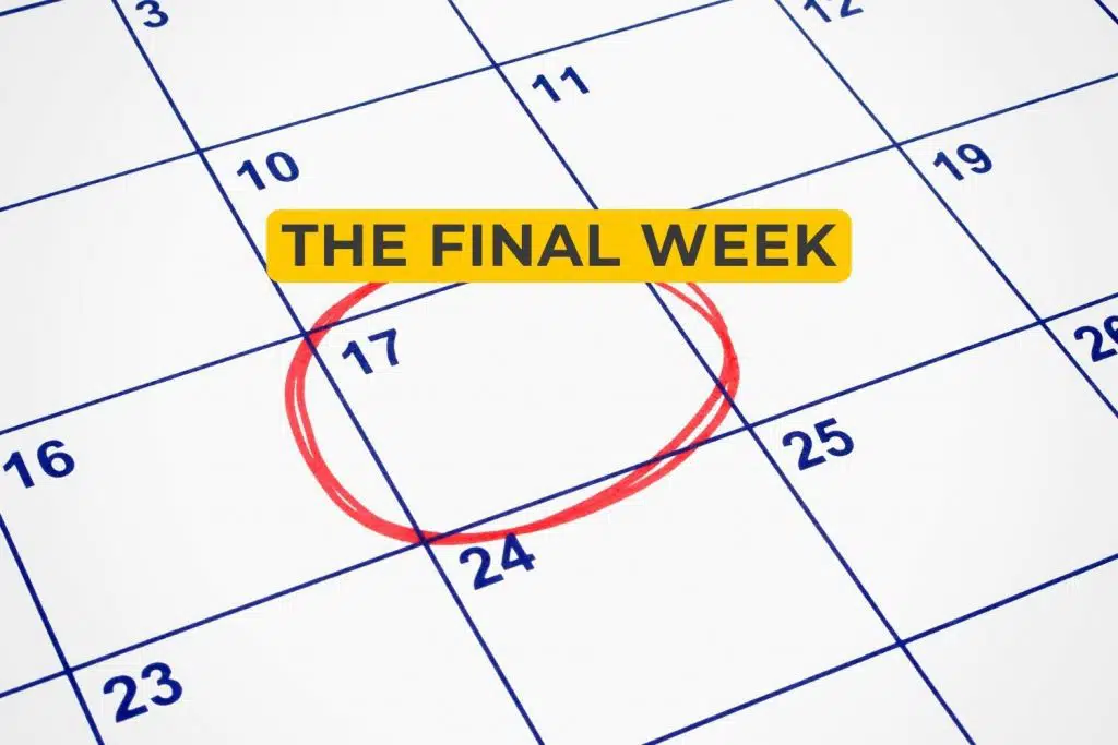 The Final Week