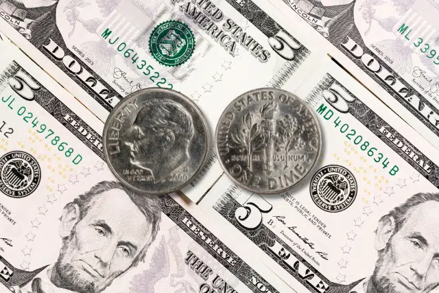 Coins in a Five-Dollar Bill: Dime Breakdown Revealed