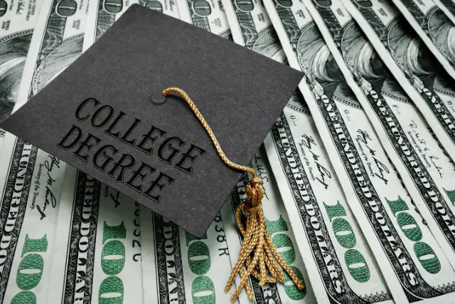 the opportunity cost of earning an advanced college degree is that