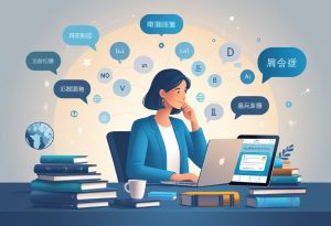 language learner in front of pc - featured image