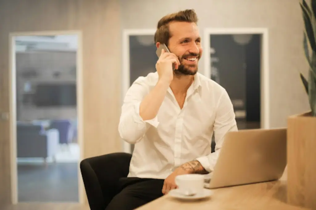 Man talking on mobile - featured image